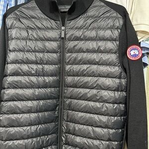 Canada Goose Black HYBRIDGE KNIT
